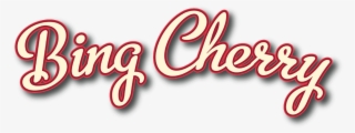 The Deep-red Bing Cherry Has Been An American Classic - Calligraphy #8581054