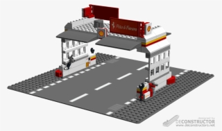 Shell Gas Station Extended, By Deconstructor - Moc City Station Lego #8581320