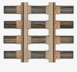 Scaled Railroad Track, I Took Pictures Of Section Of - Train Track Texture Png #8581386