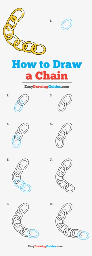 How To Draw Chain - Line Art #8583386