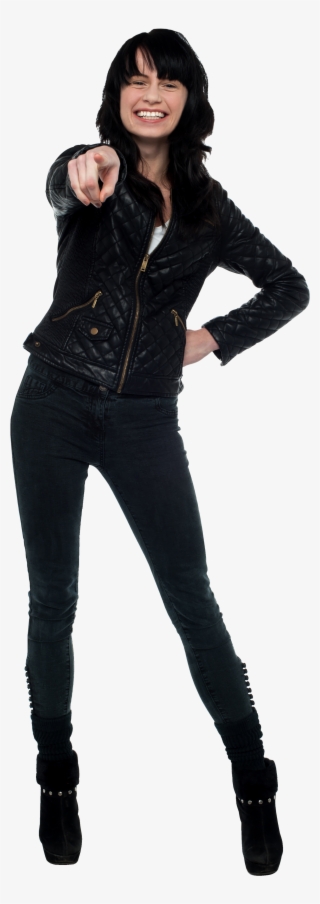 Women Pointing Front Png - Girl #8584007