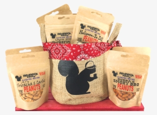 Burlap Bucket Of Nuts - Gunny Sack #8584601