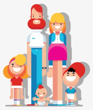 The Coolest Crew That I Know - Gigantic Body Flat Design #8585466