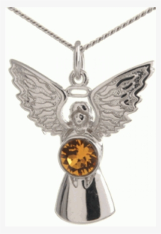 Topaz Guardian Angel Necklace - Falconiformes #8586003