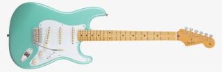 Fender 50s Stratocaster Electric Guitar Light Blue - Light Blue Fender Electric Guitar #8586244