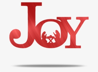 Joy Holy Manger Steel Wall Sign - Steel #8586692
