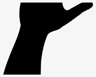 Raised Hand Cliparts - Silhouette #8587408