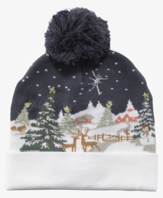 Cozy Winter Christmas Theme Led Hats - Beanie #8587785
