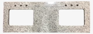61” White Rose Double Vanity Top - Granite #8588003