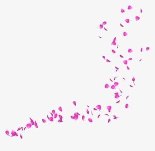 Petals Sticker - Blue Flower Petals Png #8588465