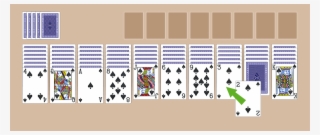 How To Play And Move Cards In The Spider Solitaire - Cartoon #8588929