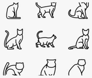 Free Cat Vector - Domestic Short-haired Cat #8589103