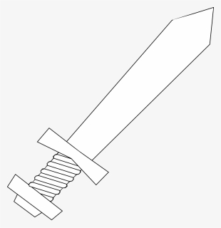 Sword Clip Art At Clker - White Sword Png Clipart #8589698