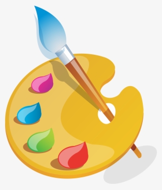 Palette Painting Holi Paintbrush Free Clipart Hq Clipart - Palette #8590596