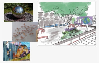 The Sunken Garden Beds We Plan To Enhance The 'mediterranean' - Tree #8590819