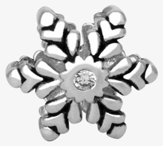 Iniciochristmas Copo De Nieve Con Diamante - Engagement Ring #8591102