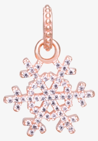 Iniciochristmas Copo De Nieve Colagante Rosa - Pendant #8591619