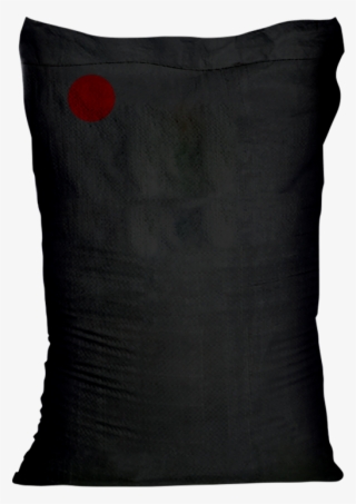 Saco Laminado Negro Con Circulo Rojo - Cushion #8592028