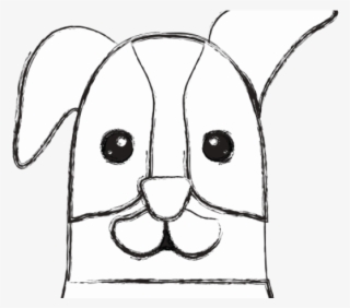 Drawn Dog Head - Sketch #8592293