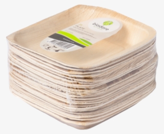 Biodore® Plate, Square , 1 Compartment, Palm Frond, #8592862 Biodore® Plate, Square , 1 Compartment, Palm Frond, #8592862