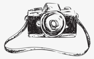 Camera Photography Camerasticker Draw Drawing Sketch - Camera Sketch #8592919