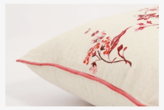 Vintage Floral Band Cushion Cover - Bed Sheet #8596497