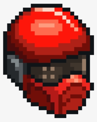 Metal Superhero Mask - Deadpool Logo Pixel Art #8596553