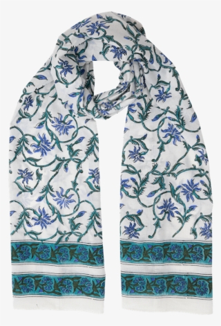 Vintage Floral Scarf-passion Lilie - Stole #8596735