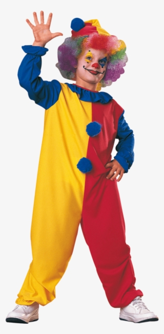 Child Simple Clown Costume - Carnival Costume For Boys #8596779