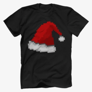 Pixel Santa Hat - Nobody Cares Unicorn #8597563