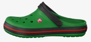 Köp Crocs Crocband Kelly Green/black Grön Skor Online - Slip-on Shoe #8598272