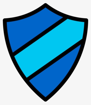 Emblem Icon Dark Blue-light Blue - Dark Blue Shield Clipart #8598320