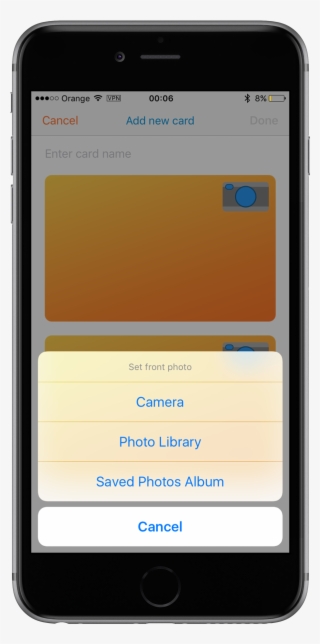 Photo Camera Shows Card Outline, So It Is Easier To #8598533 Photo Camera Shows Card Outline, So It Is Easier To #8598533