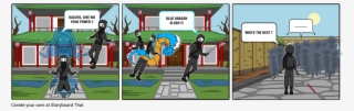 The Blue Dragon Ninja - Cartoon #8598790