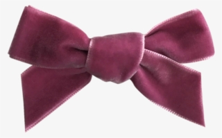 Image Of Dusty Lavender French Velvet Bow Clip - Satin #8599290