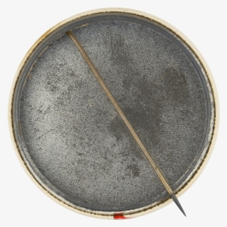 Silhouette With Sun And Tree Button Back Art Button - Circle #8599728