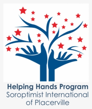 Helping Hands Program Logo - Light Background Throw Blanket #860205