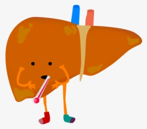 Graphic Acute Disease Free On Dumielauxepices Net - Sick Liver Cartoon Png #860284