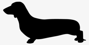 Dachshund Silhouette Png - Weiner Dog Silhouette #860369
