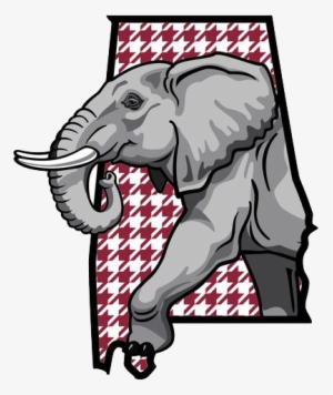 Asian Elephant Clipart Alabama Elephant - Alabama Elephant #860903