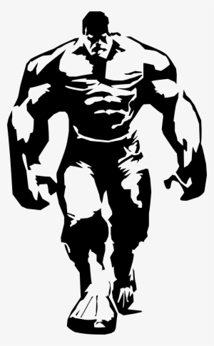 Clipart Face Incredible Hulk - Hulk Stencil #860932