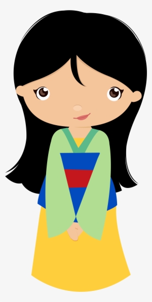 E Pocahontas Cat Traditional Princess Png Minus - Mulan Clipart #860990
