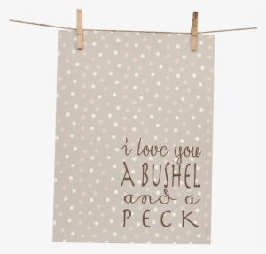 Com Whimsical Sentiments Become Chic Wall Art With - Bushel And A Peck Polka Dots Hand Towel #861019