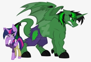 You Can Click Above To Reveal The Image Just This Once, - Twilight Sparkle Hulk Dragon #861350