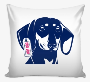"hot Dog" Dachshund Pillow Case - Dachshund Vector #861435
