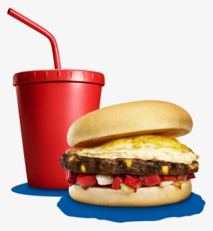 Fried Egg Brunch Burger - Fast Food #862084