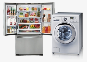 Fridge & Washer Landing Page - Fridge & Washing Machine Png #863082