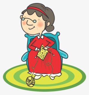 On Wednesdays, We Will Have Open Knitting And Crocheting - Бабушка Png #863183