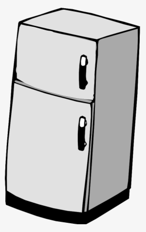Cartoon Refrigerator The Resolution - Refrigerator Clipart #863229