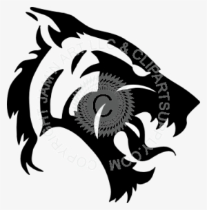 Tiger Head Side Png #863364